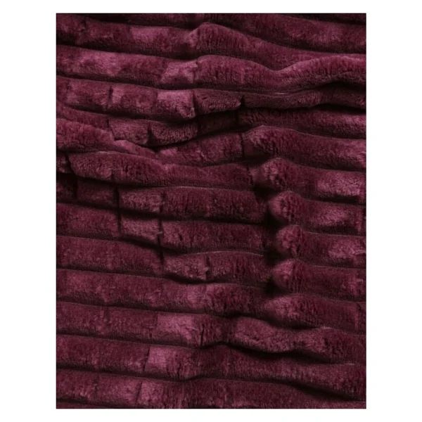 Merinos Modern Line 3 Parça Battaniye Seti Cherry Renk - Görsel 3