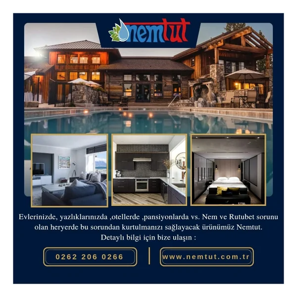 Nemtut Nem Alıcı Önleyici Rutubet Küf Giderici Emici Korozyon Önleyici Koku Giderici 1 Kg 1 Kutu 2 Paket - Görsel 4