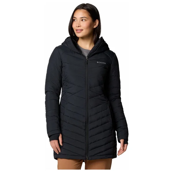 Columbia Joy Peak II Mid WK1057-010 Kapüşonlu Siyah Kadın Şişme Mont