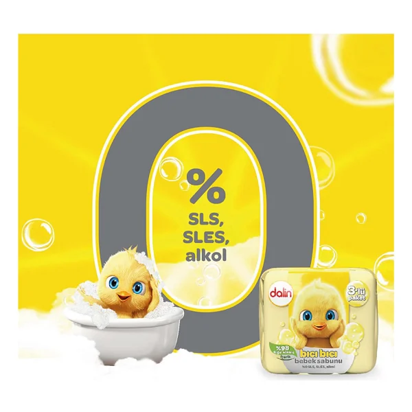 Dalin Bıcı Bıcı Bebek Sabunu 3x75 Gr - Görsel 3