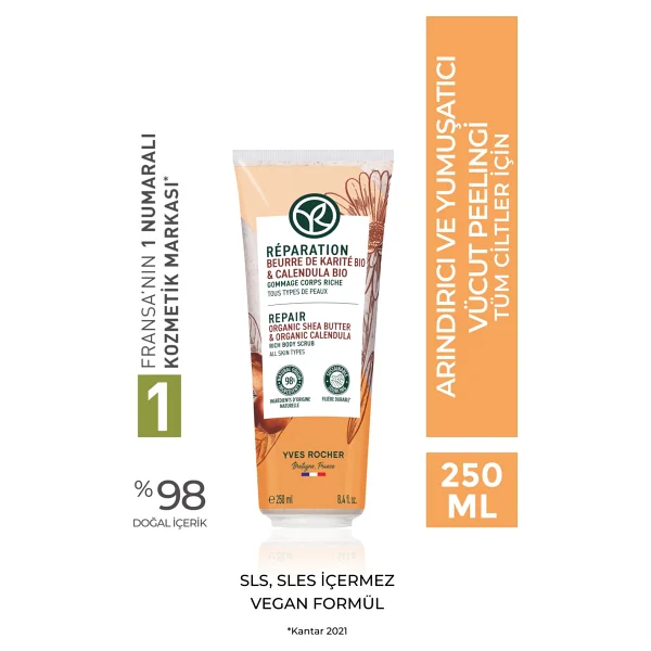 Yves Rocher Vücut Peelingi - Arındırıcı ve Yumuşatıcı / Reparation - Görsel 4