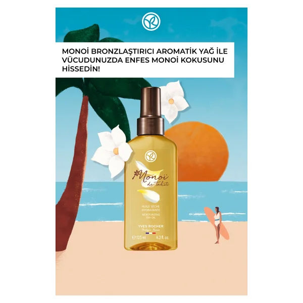 Yves Rocher Monoi 125 Ml Bronzlaştırıcı Yağ - Görsel 2