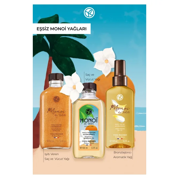 Yves Rocher Monoi 125 Ml Bronzlaştırıcı Yağ - Görsel 5