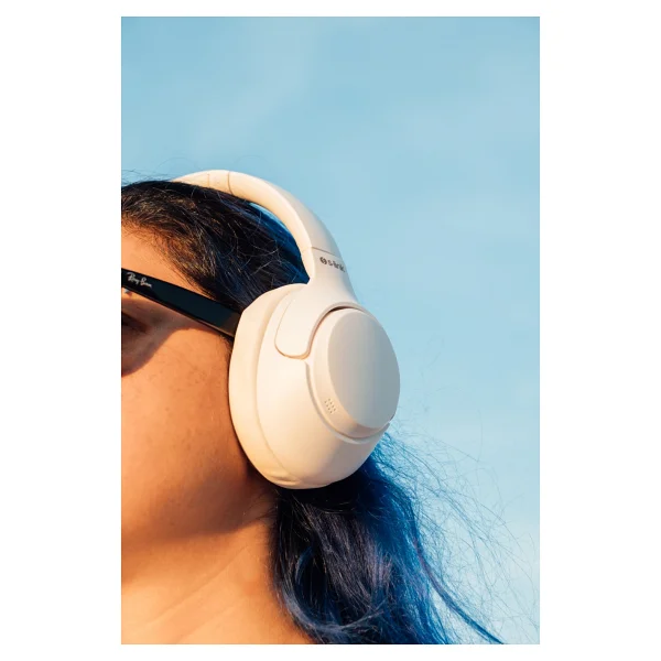 S-Link Doob ANC Beyaz Kulak Üstü Bluetooth Kulaklık - Görsel 4