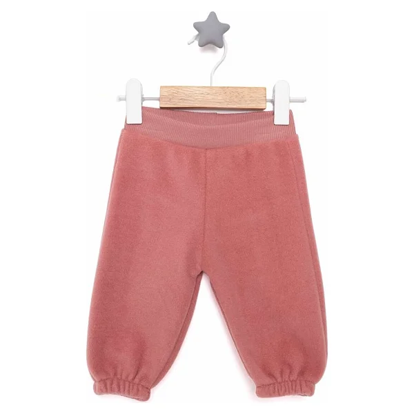Hellobaby Hellobaby Basic Polar Pantolon Kız Bebek - Pembe - 6 Ay - Görsel 7