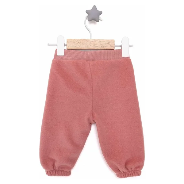 Hellobaby Basic Polar Pantolon Kız Bebek - Gül Kurusu - 6 Ay - Görsel 2