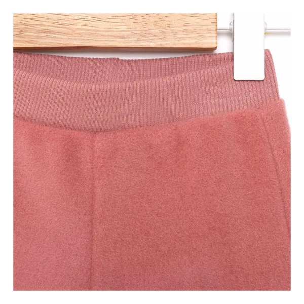 Hellobaby Basic Polar Pantolon Kız Bebek - Gül Kurusu - 6 Ay - Görsel 3