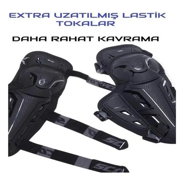 Scoyco K26 Profesyonel Mafsallı Motosiklet Dizliği - Görsel 2