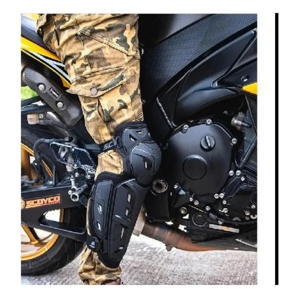 Scoyco K26 Profesyonel Mafsallı Motosiklet Dizliği - Görsel 4