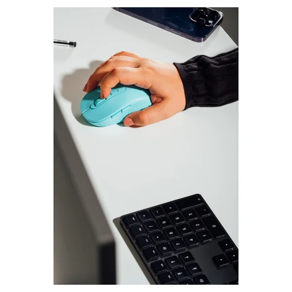 Everest Sm-Bt08 Turkuaz Optik Kablosuz Mouse - Görsel 9