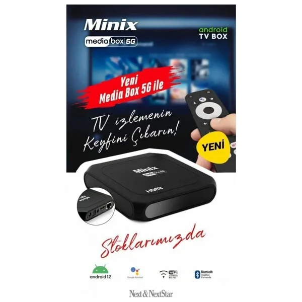 Next Minix Mediabox 5g 32 GB 4K Android TV Box - Görsel 2
