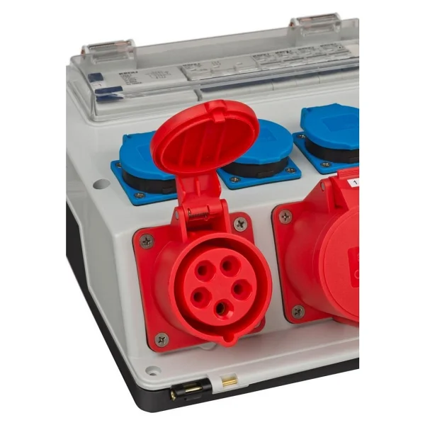 Brennenstuhl Ip44 Lisanslı Şantiye Kullanımına Uygun Duvar Tipi Sigorta Kutusu Şalterli Güç Dağıtıcısı 4/16a - 3x Ls 230v/16 A Beyaz - Görsel 2