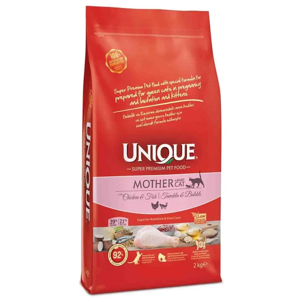 Unique Tavuklu Ve Balıklı 2 Kg Anne Ve Yavru Kedi Maması - Görsel 5