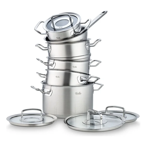 Fissler Original Profi Collection Cam Kapaklı 10 Parça Tencere Seti - Görsel 3