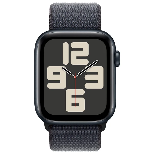 Apple Watch Se 2 2023 GPS + Cellular 40mm Gece Yarısı Alüminyum Kasa Ve Mürekkep Moru Spor Loop Kordon Akıllı Saat - Görsel 9