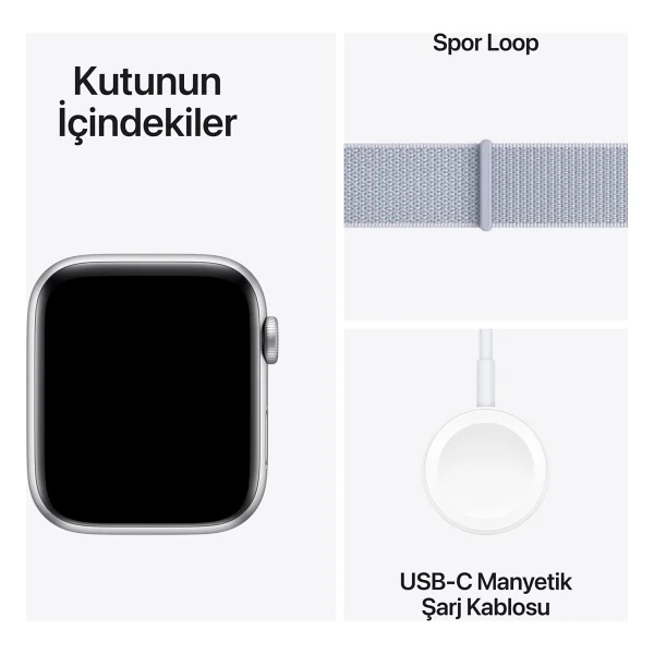 Apple Watch Se 2 2023 GPS 40 Mm Spor Loop Kordon Akıllı Saat - Görsel 7