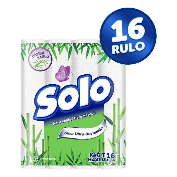 Solo Ultra Bambu Katkılı 16'lı Kağıt Havlu - Görsel 3