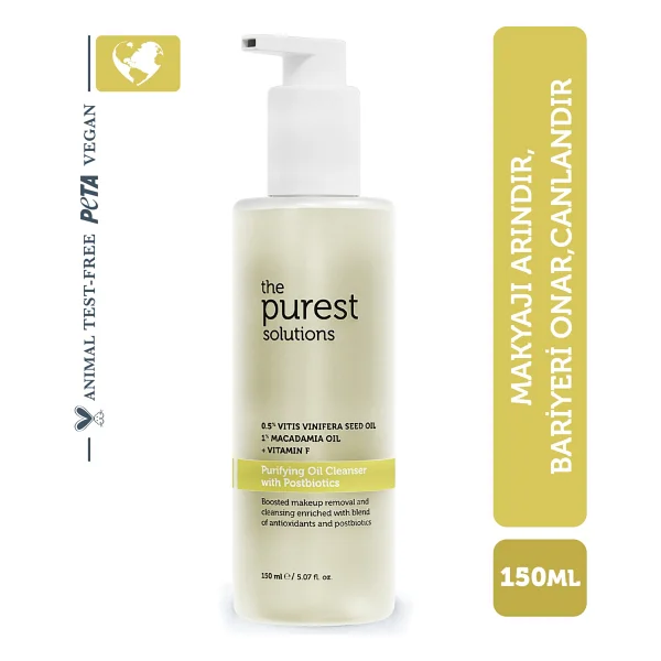 The Purest Solutions Postbiyotik İçerikli Arındırıcı 150 Ml Yüz Temizleme Yağı - Görsel 5