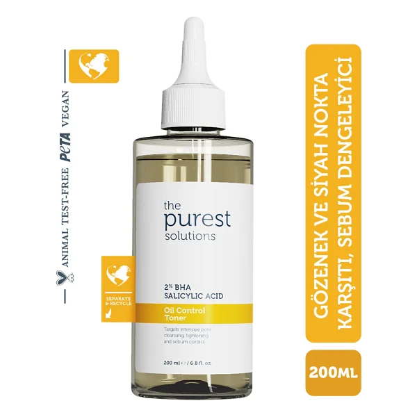 The Purest Solutions Bha %2 Salisilik Asit Yağlanma Dengeleyici 200 Ml Tonik - Görsel 10