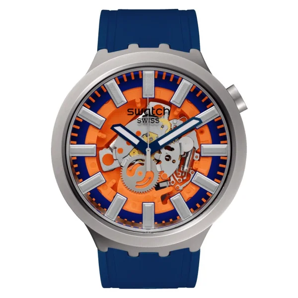 Swatch Big Bold Orange İn The Works Sb07s114 Erkek Kol Saati - Görsel 5