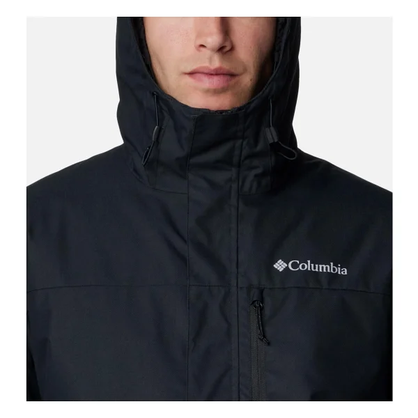 Columbia Hikebound Iı Insulated Wm6558-010 Kapüşonlu Siyah Erkek Mont - Görsel 4