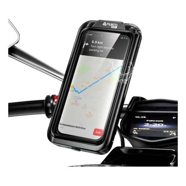 Nukrotech M18-53 Su Geçirmez Motosiklet Telefon Tutucu - Görsel 3