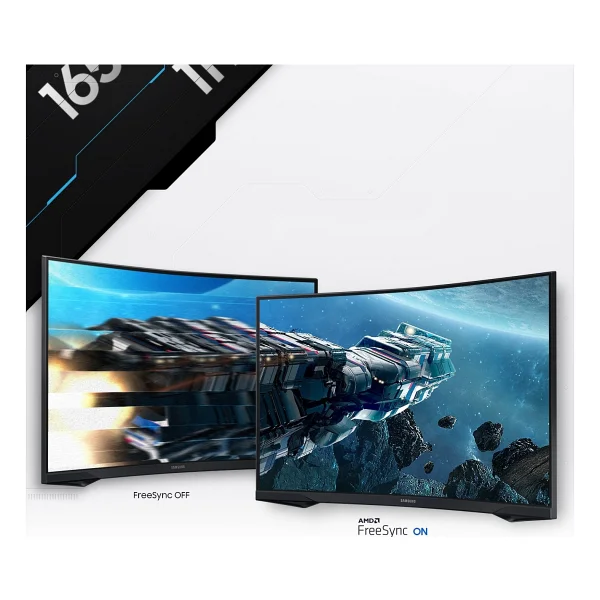 Samsung Odyssey G5 G55c Ls27cg552euxuf 27" 1 Ms 2k Curved 165 Hz Oyuncu Monitörü - Görsel 3