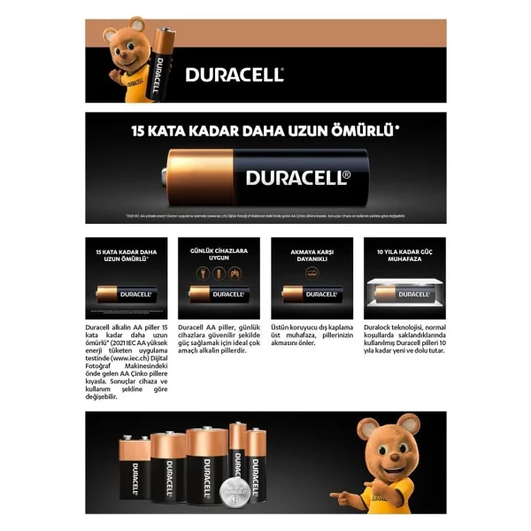 Duracell Alkalin Kalem Pil (Aa) 2 Li - Görsel 2