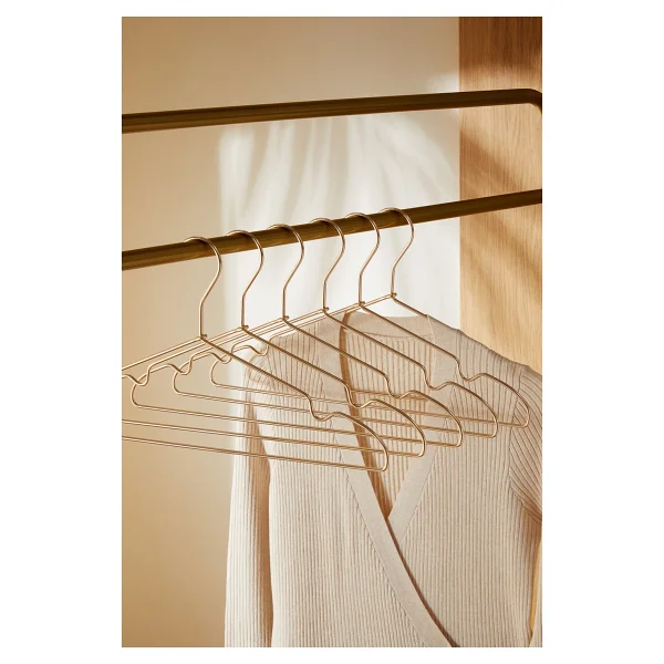 Ocean Home Textile 12'li Altın Renk Metal Giysi Askısı 22 X 41 X 0.4 Cm - Görsel 4