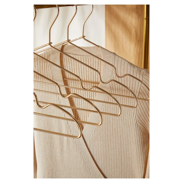 Ocean Home Textile 12'li Altın Renk Metal Giysi Askısı 22 X 41 X 0.4 Cm - Görsel 6