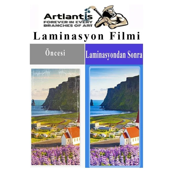 Laminasyon Filmi Parlak A4 100 Lü 1 Paket 125 Mikron Laminasyon Kaplama Pvc Kaplama Poşeti 100 Adet - Görsel 3