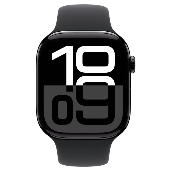 Apple Watch Series 10 GPS 42mm Simsiyah Alüminyum Kasa Ve Siyah Spor Kordon Akıllı Saat - Görsel 2