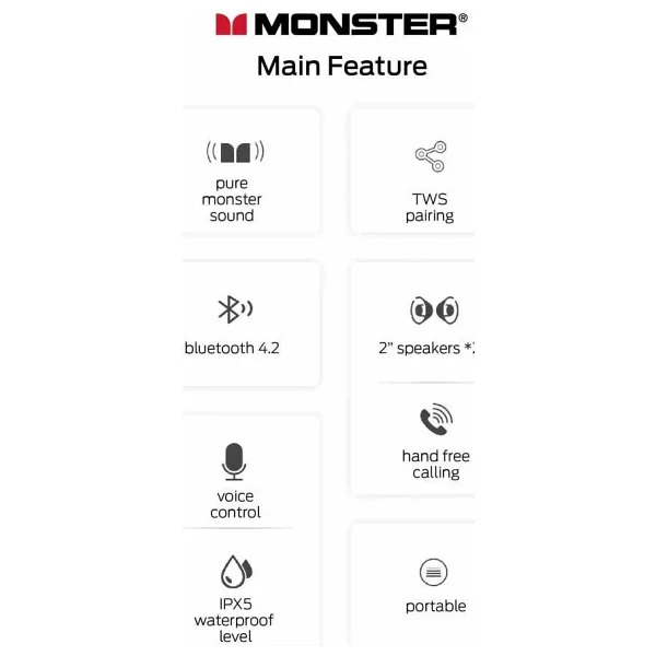 Monster Superstar S310 Bluetooth Hoparlör - Görsel 4