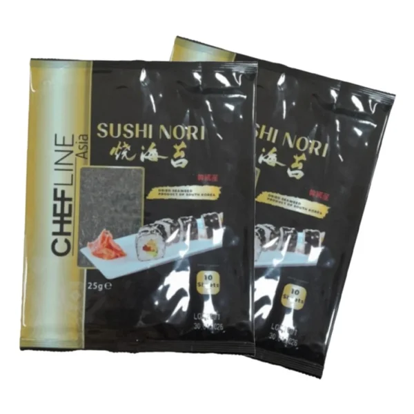 Chefline Asia Yaki Nori Deniz Yosunu Gold 10 Yaprak 25gr 2'li Set - 50 Gr - Görsel 3