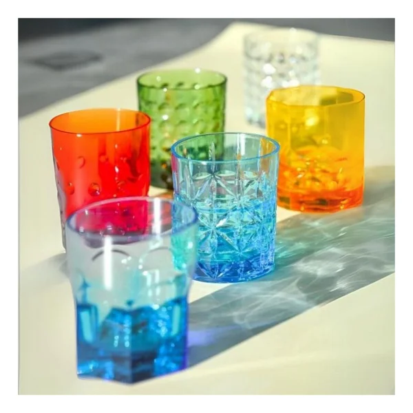 Baci Milano Crystal Touch Kırmızı 300 Ml 6'lı Bardak Seti - Görsel 2