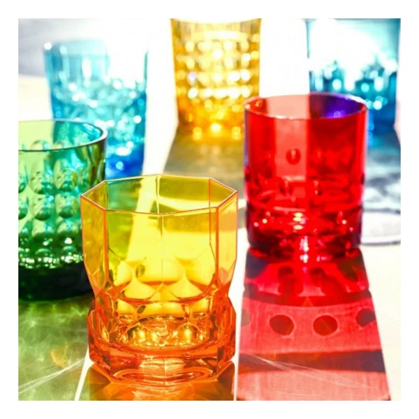 Baci Milano Crystal Touch Kırmızı 300 Ml 6'lı Bardak Seti - Görsel 3