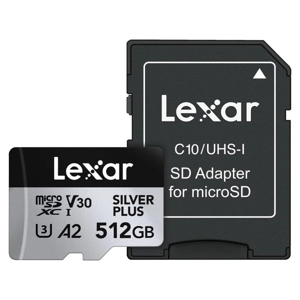 Lexar Professional Silver Plus Lmssıpl512g Class 10 Uhs-I U3 A2 V30 512 GB Micro Sd Kart - Görsel 3