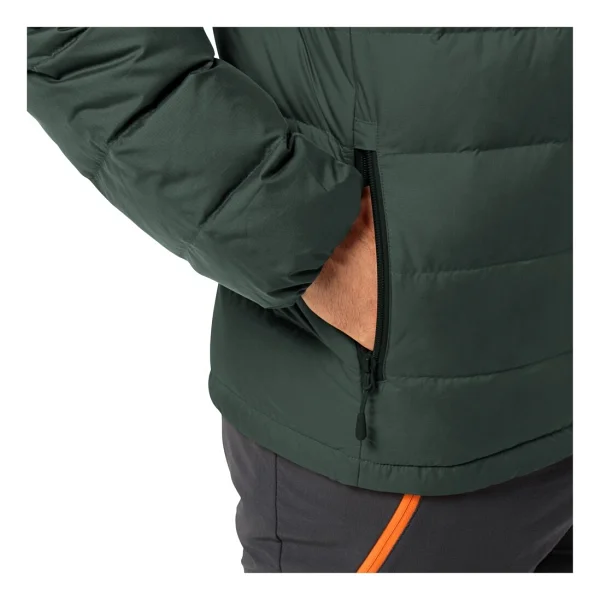 Jack Wolfskin Ather Down 1207681-T0138 Yeşil Erkek Şişme Mont - Görsel 4