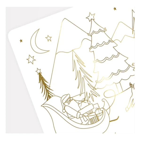 Meri Meri - Christmas Colouring Placemats - Yeni Yıl Boyamalı Amerikan Servisi - 8'li - Görsel 4