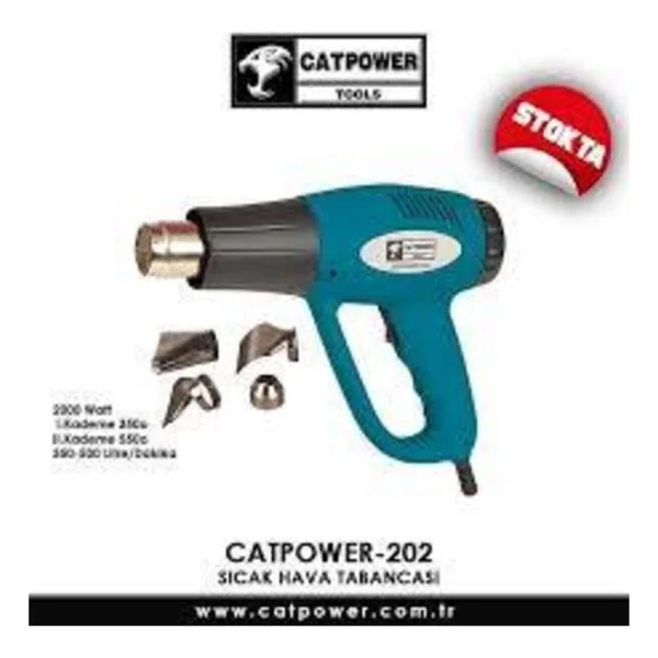 Catpower 202 Sıcak Hava Tabancası - Görsel 2