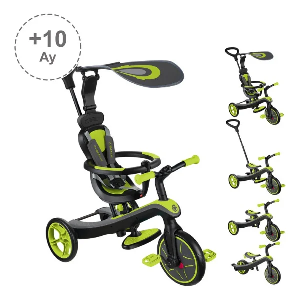 Globber Explorer 4 İn 1 Mint Yeşil Bebek Bisikleti - Görsel 6