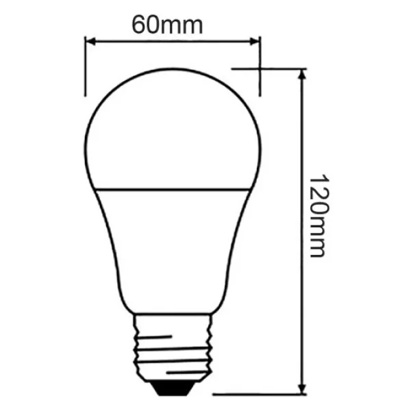 Osram Value Beyaz Işık 13 W-100 W E27 3'lü LED Ampul - Görsel 3