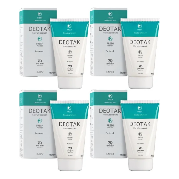 Deotak Fresh Mentol 35 Ml 4 Adet Krem Deodorant - Görsel 6