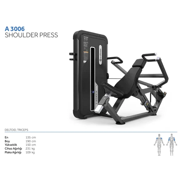 Profitness Shoulder Press Çalışma İstasyonu - Görsel 2