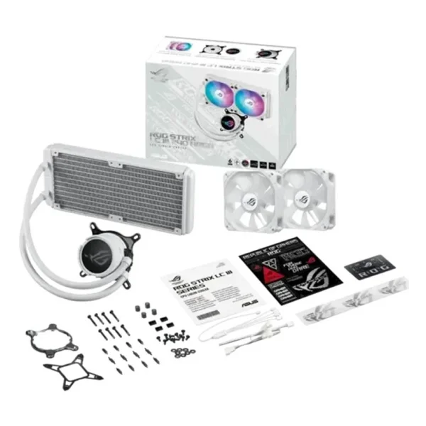 Asus Rog Strıx Lc Iıı 240 Argb White İşlemci Sıvı Soğutucu - Görsel 5