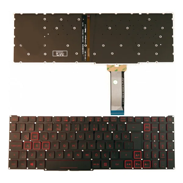 Acer Predator Helios 300 Ph315-54 Klavye Işıklı Kırmızı Tuş V1 - Görsel 2