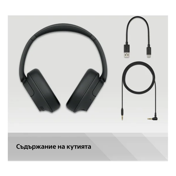 Sony Wh-Ch720n Siyah Kulak Üstü Bluetooth Kulaklık - Görsel 2