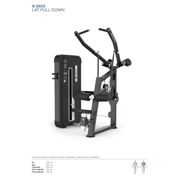Profitness A3035 Lat Pulldown - Görsel 2