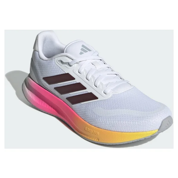 Adidas Runfalcon 5.0 Ie8811 Beyaz-Pembe Erkek Koşu Ayakkabısı - Görsel 3