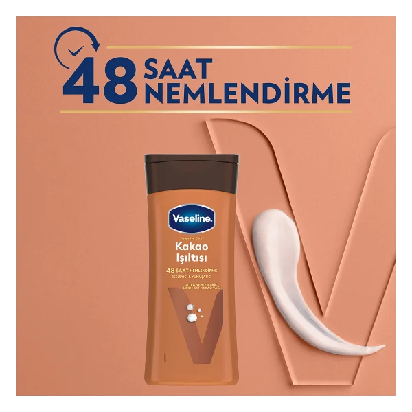 Vaseline Kakao Işıltısı 200 Ml Vücut Losyonu - Görsel 3